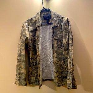 Street Wear Mens Camo button down
